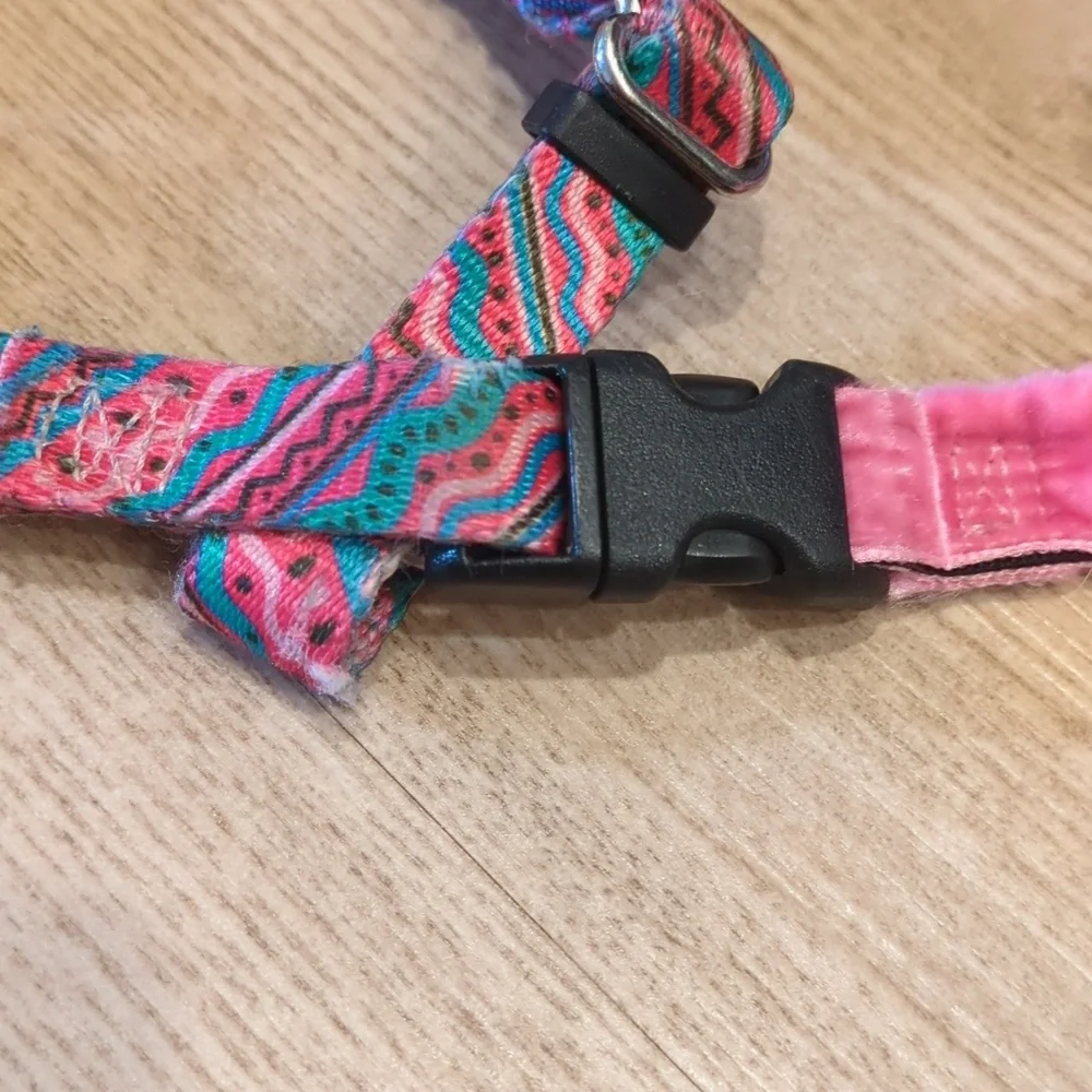 2Hounds Design 1980’s Freedom No-Pull Dog Harness Colorful Pink Style in Size XS